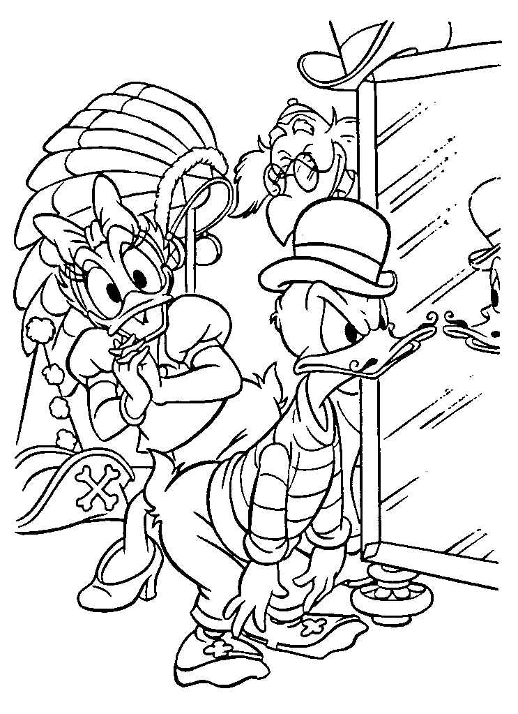 coloriage Disney-deguisement