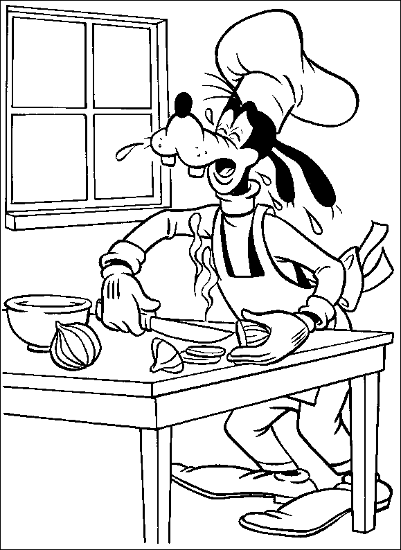 coloriage Disney-dingo-oignon