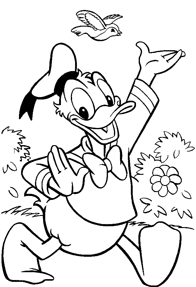 coloriage Disney-donald