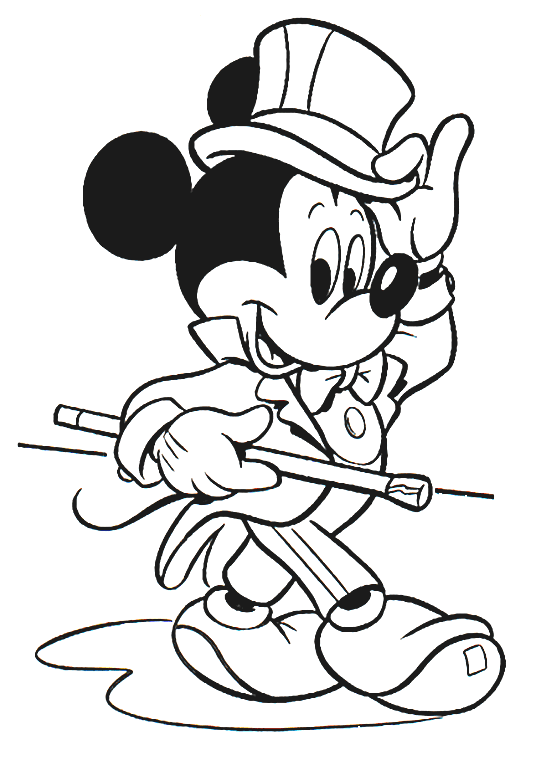 coloriage Disney-mickey