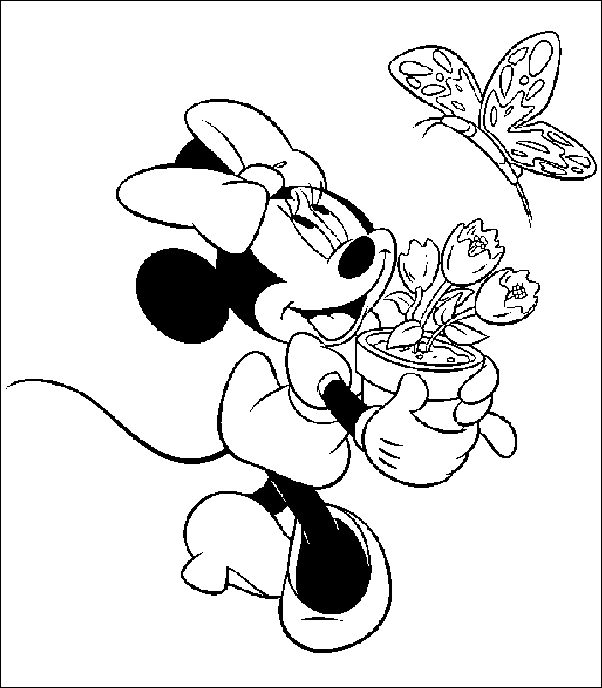 coloriage Disney-minnie