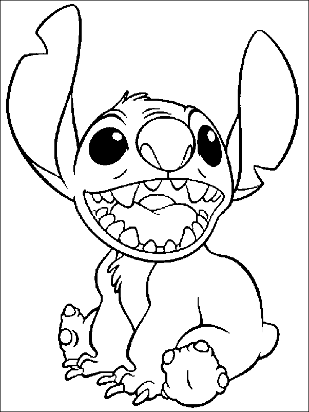 coloriage Disney-stitch