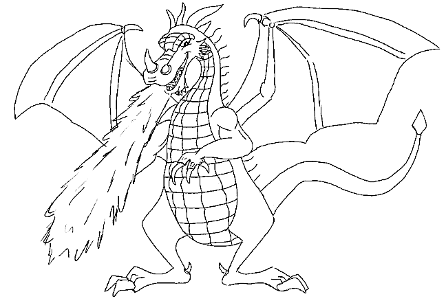 coloriage Dragons-feu.GIF