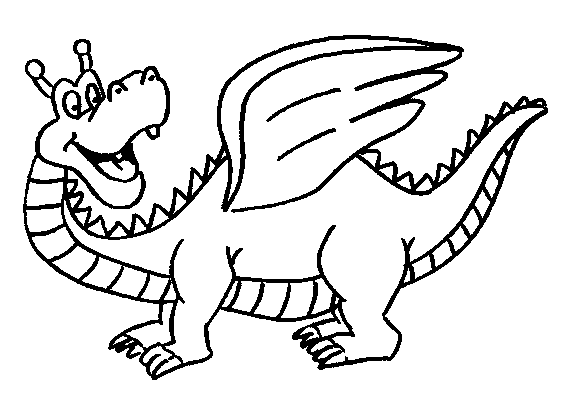 coloriage Dragons-gentil