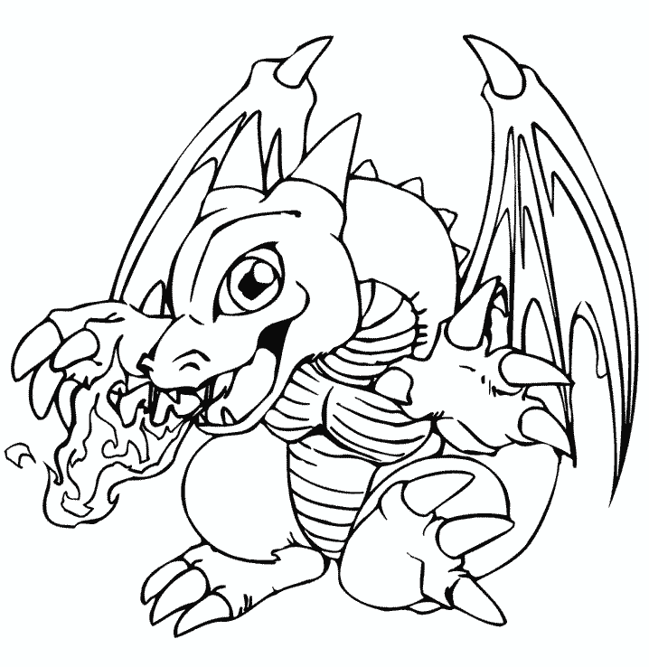 coloriage Dragons-mimi