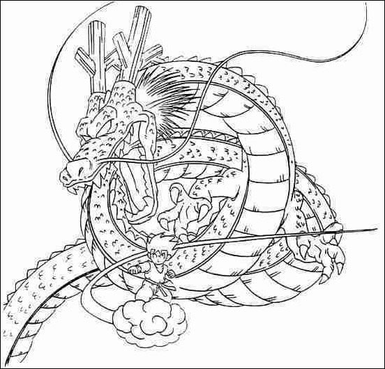 coloriage dragon-ball